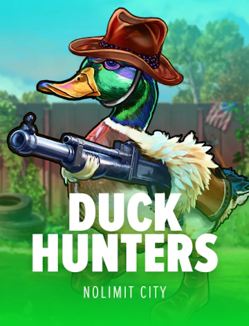 Slot de caza de patos con estilo arcade y humor visual.